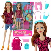 LALKA PODRÓŻNICZKA 30 CM UNISEKS REALISTYCZNY WYGLĄD 3+ CE