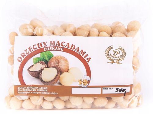ORZECHY MACADAMIA ŁUSKANE 500g z Australii - Wysoka Jakość na Arena.pl