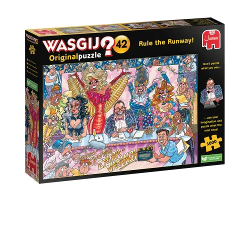 Jumbo, Wasgij Original 42, Rule the Runway, Puzzles for Adults, 1,000 piece na Arena.pl
