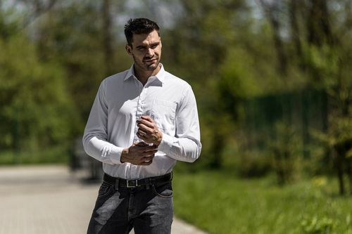 KOSZULA BIAŁA ELEGANCKA KLASYCZNA - BAWEŁNA 42/43 na Arena.pl