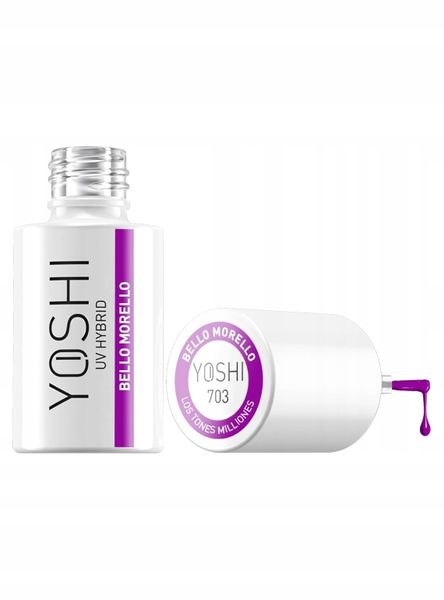 YOSHI Lakier hybrydowy Bello Morello 6ml – 703 zdjęcie 3