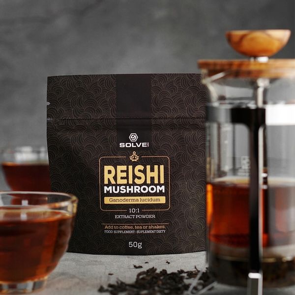 Reishi Ganoderma lucidum 50G SOLVE LABS Ekstrakt zdjęcie 4