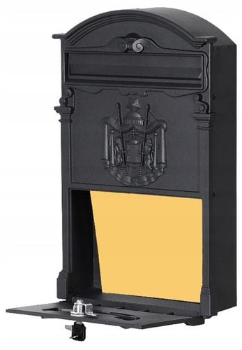 SKRZYNKA POCZTOWA NA LISTY POCZTĘ RUSTYKALNA RETRO VINTAGE CZARNA na Arena.pl