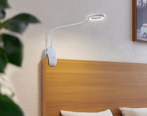 bezprzewodowa lampka led do czytania na klips nocna biurko pracy na Arena.pl
