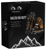 Raczki na buty turystyczne + pokrowiec STAL NIERDZEWNA kolce rozmiar