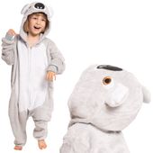 Piżama Dla Dzieci Dziecięca Kigurumi Onesie Kostium Koala Szary 125-135 cm