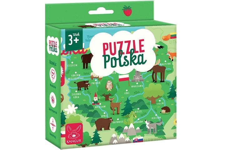 Puzzle Polska 3+ 41718 zdjęcie 1