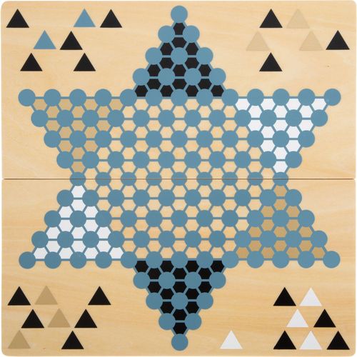 Zestaw gier BARYKADA i HALMA drewno elegancki na Arena.pl