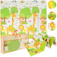 MATA EDUKACYJNA DLA NIEMOWLĄT INTERAKTYWNA PIANKOWA DWUSTRONNA 200X180 XPE