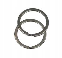 Kółka Płaskie do Kluczy do Breloczka kolor GUN BLACK Grafitowe Kółko Brelok