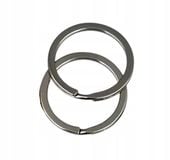 Kółka Płaskie do Kluczy do Breloczka kolor GUN BLACK Grafitowe Kółko Brelok