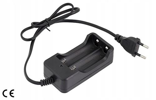 2 AKUMULATORKI SANYO 3,7-4,2V OGNIWA 18650 + ŁAD. na Arena.pl