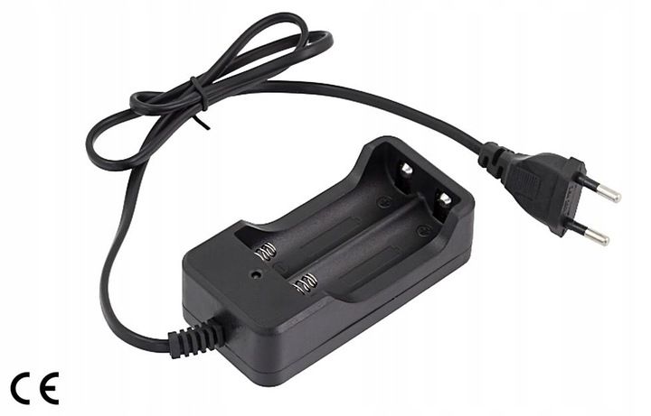 2 AKUMULATORKI SANYO 3,7-4,2V OGNIWA 18650 + ŁAD. zdjęcie 4