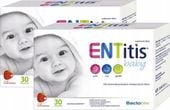 2xENTitis Baby Ucho Nos Gardło Truskawka 30 sasz.