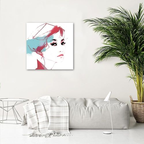 Deco Panel, Kobiece spojrzenie abstrakcja 60x60 na Arena.pl