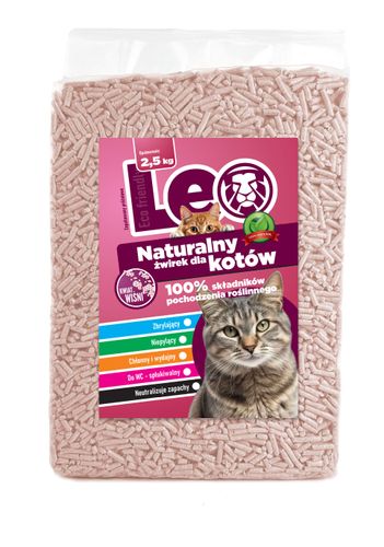 Żwirek dla kotów Leo - Kwiat wiśni na Arena.pl