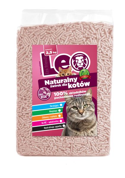 Żwirek dla kotów Leo - Kwiat wiśni zdjęcie 1