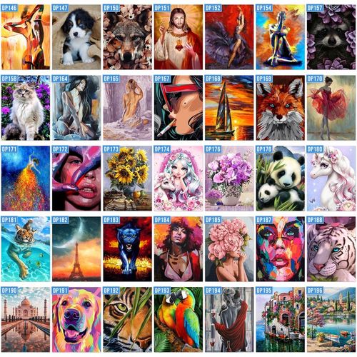 HAFT DIAMENTOWY DIAMOND PAINTING MOZAIKA DIAMENTOWA ZESTAW 5D + AKCESORIA na Arena.pl