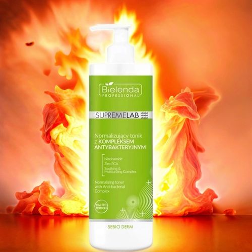 BIELENDA Tonik Do Twarzy Supremelab Normalizujący Sebum Sebio Derm 500ml na Arena.pl