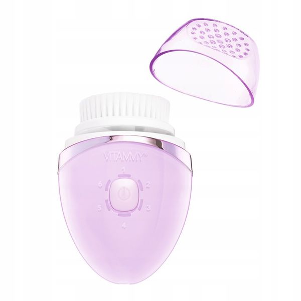 SZCZOTECZKA SONICZNA DO TWARZY 6TRYBÓW 3KOŃCÓWKI USB MASAŻ VITAMMY KLENEO zdjęcie 12