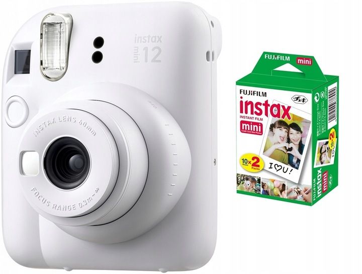 Aparat natychmiastowy Fujifilm Instax Mini 12 + wkłady 20 zdjęć zdjęcie 1