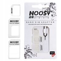 Adaptery Noosy Adapter Karta Sim Microsim Nanosim