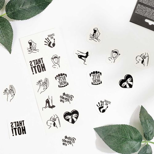set of 10 temporary tattoos   kinky collection na Arena.pl