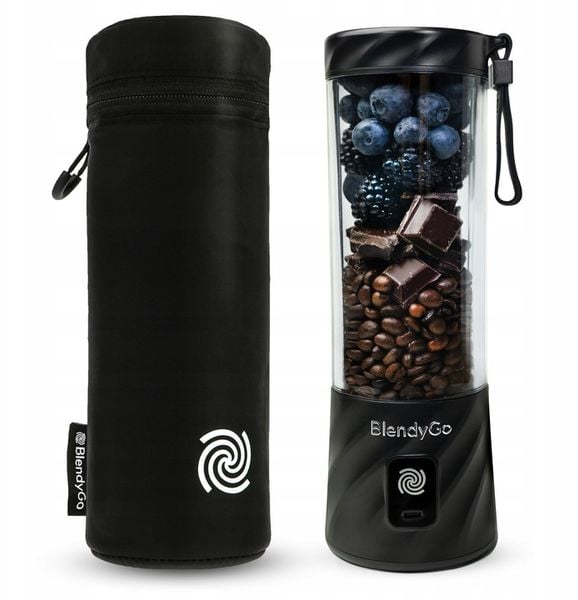 ZESTAW Blender Bezprzewodowy Przenośny Kielichowy BlendyGo 3 250W + ETUI zdjęcie 1