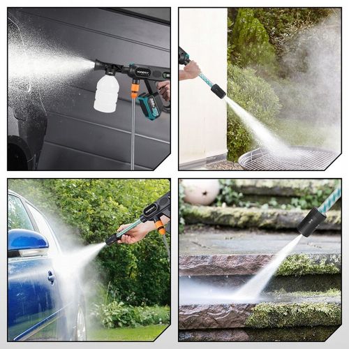 BEZPRZEWODOW MYJKA CISNIENIOWA 200Bar AKUMULATOROWA 2x AKU 18V 3AH na Arena.pl