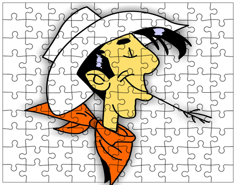 Puzzle Lucky Luke zdjęcie 1