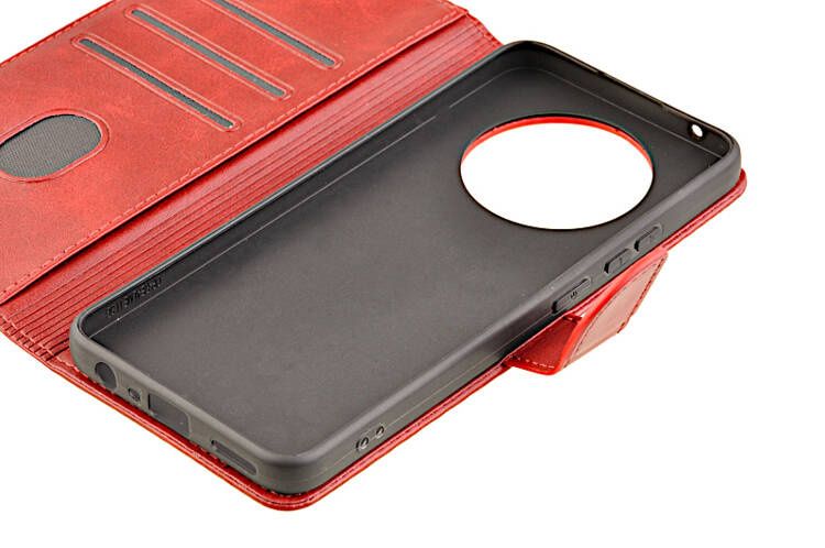 Etui portfel Wallet do Realme 11 czerwony zdjęcie 5