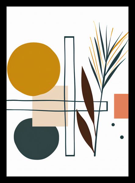 Plakat 39,5x55cm Ogród Symetryczny zdjęcie 2