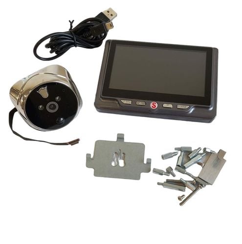 Kamera Wideodomofonowa 3-krotny zoom Ekran LCD na Arena.pl