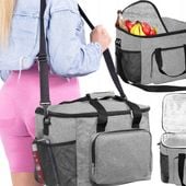 TORBA TERMICZNA NA LUNCH JEDZENIE PLAŻOWA DUŻA BOX LODÓWKA TURYSTYCZNA 28L