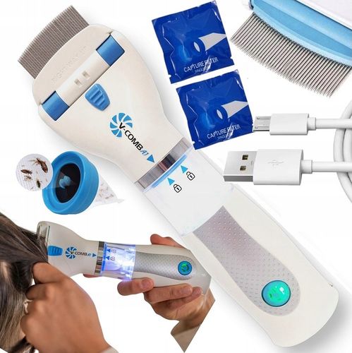 BEZPRZEWODOWY GRZEBIEŃ NA WSZY GNIDY USUWA PCHŁY FILTR ODKURZACZ TERMINATOR na Arena.pl