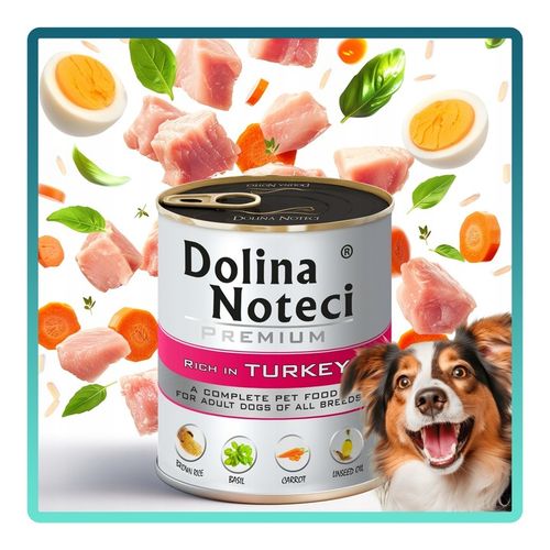 MOKRA KARMA DLA PSA DOLINA NOTECI PREMIUM PUSZKA PIES MIX SMAKÓW 10 X 800G na Arena.pl