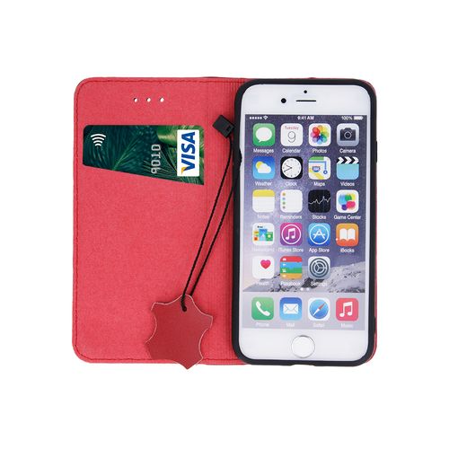 Etui skórzane Smart Pro do iPhone 11 bordowy na Arena.pl
