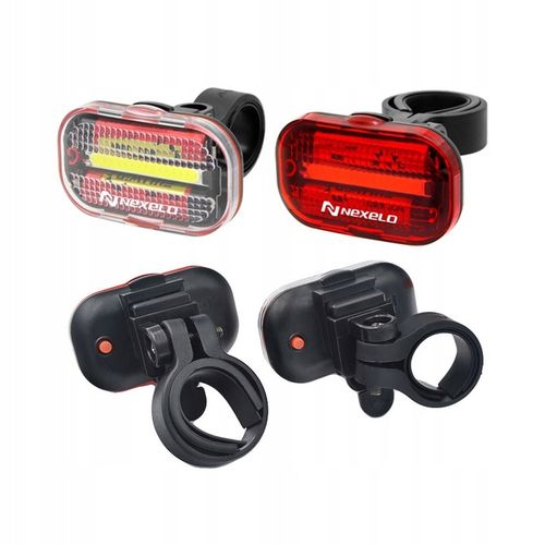 Lampki rowerowe lampka rowerowa przednia tylna na rower do roweru zestaw na Arena.pl