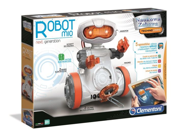 Robot zdalnie sterowany programowanie Robot Mio nowa generacja Clementoni zdjęcie 3