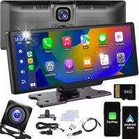 RADIO STACJA MULTIMEDIALNA MONITOR ANDROID AUTO APPLE CARPLAY 2 KAMERY DVR