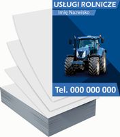Ulotki A6 reklamowe firmowe 5000szt projekt w cenie USŁUGI ROLNICZE