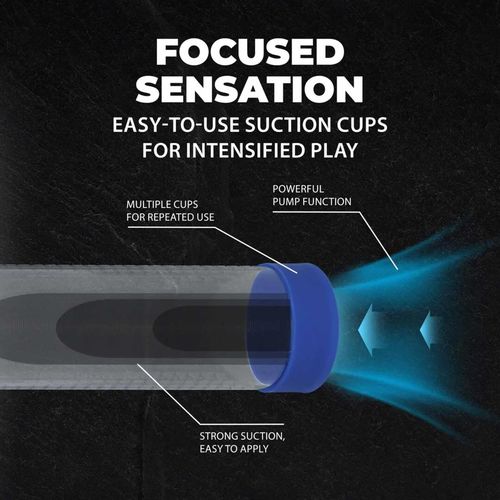 hyperpump - rechargeable penis pump - metallic blue na Arena.pl