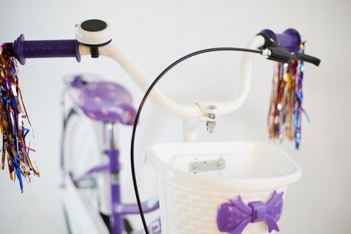 Rower dziecięcy 20 cali dla dziewczynki koszyk bagażnik frędzle 5-9 lat fio na Arena.pl