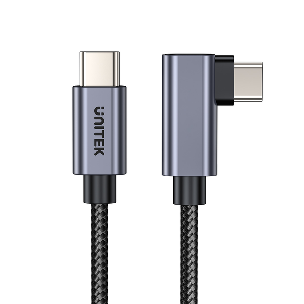Unitek Kabel USB-C kątowy 90° PD100W 5m zdjęcie 1