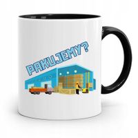 Kubek Czarny Dla Magazyniera Pakujemy Prezent Z Nadrukiem Ze Zdjęciem