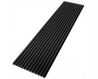 Lamele ścienne, akustyczne 54x275 cm na czarnym filcu - CZARNY 905