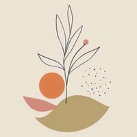 Plakat 80x80cm Subtelna Naturaleza