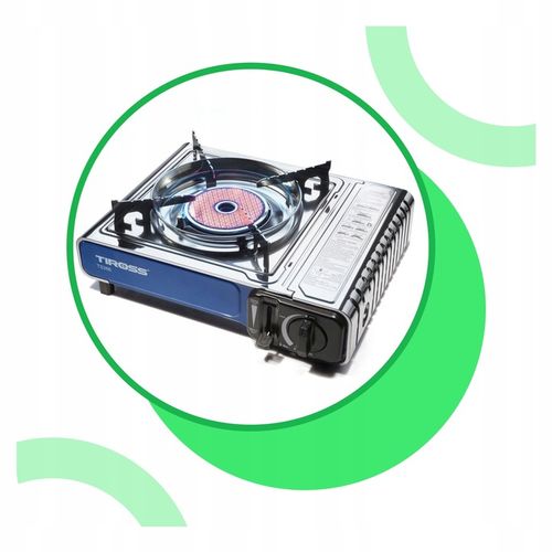 KUCHENKA TURYSTYCZNA TIROSS TS-266 SREBRNA 1650 W + 4 x BUTLE GAZOWE TS700 na Arena.pl