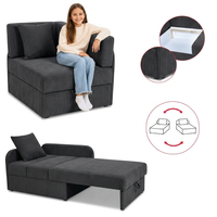 Łóżko dziecięce sofa kanapa rozkładana pojemnik czarny zztruks Denis Family