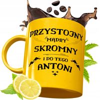Złoty Kubek Premium Dla Antoniego Na Urodziny Na Prezent Z Nadrukiem Z Nadr